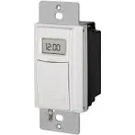 Intermatic ST01 Digital In-Wall Timer, White