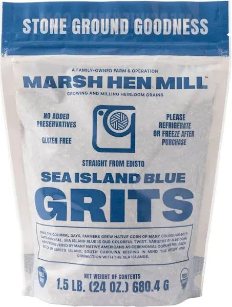 Sea Island Blue Grits Stone Ground Grits with Floral &amp; Nutty Flavor Profile |...