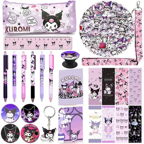 KUROMI School Supplies Gift Set, Including 1 Count (Pack of 1), Multicolor 