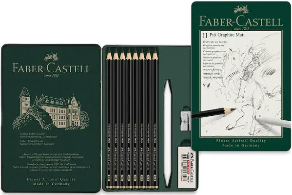 Faber-Castell Pitt Graphite Matte Pencil Set