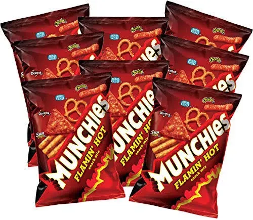 Munchies Snack Mix, Flamin' Hot Flavored - 3 oz