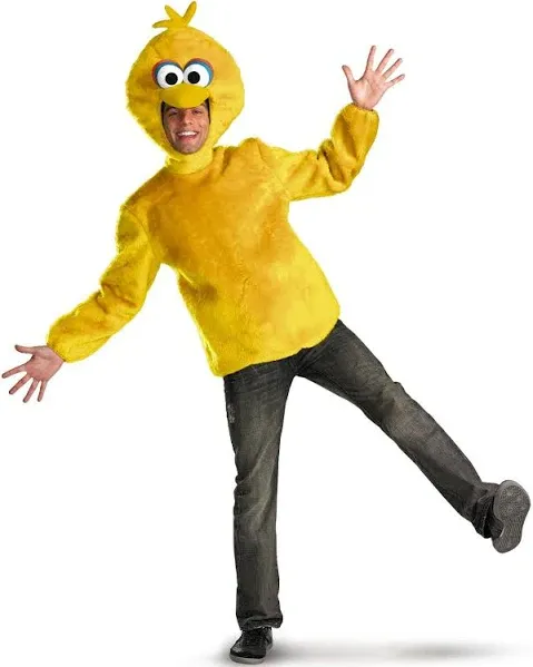 Licensed Sesame Street Big Bird Adult Men Halloween Costume