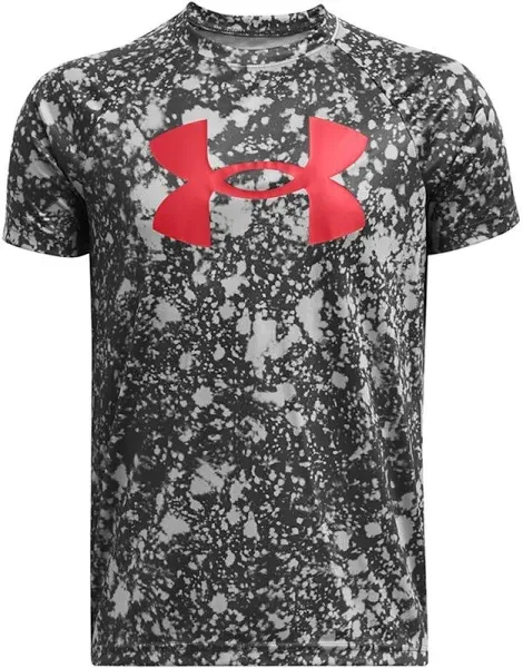 Under Armour Boys' Tech Big Logo Printed Short-Sleeve T-Shirt