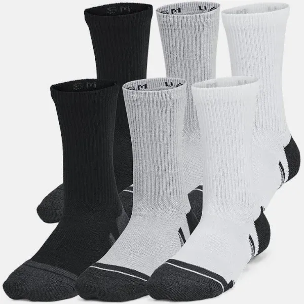 Kids' UA Performance Tech 6-Pack Crew Socks