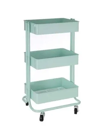 Lexington 3-Tier Rolling Cart by Recollections, Mint