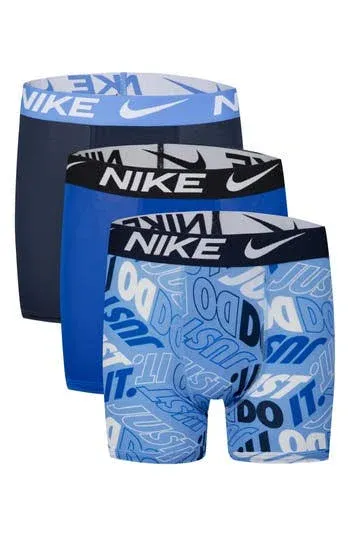 Boys Nike 3 Pack Essential Boxer Briefs