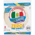 La Banderita Carb Counter 8’ Zero Net Carbs Flour Tortillas