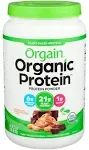 Orgain, Organic Protein Powder, Plant Based, Chocolate Peanut Butter