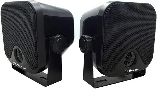 4 Inches Heavy Duty Waterproof Boat Marine Box Outdoor Speakers Surface Mounted