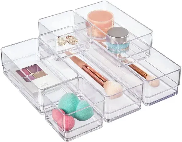 STORi Simple Sort Desk Drawer Organizer Bins