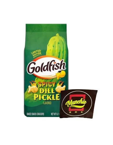 Goldfish Spicy Dill Pickle Flavored Crackers