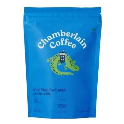 Chamberlain Coffee Matcha Latte with Oat Milk Blue