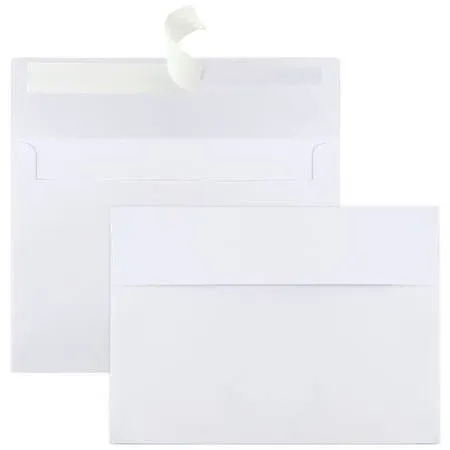 50 Packs 5x7 White A7 Envelopes