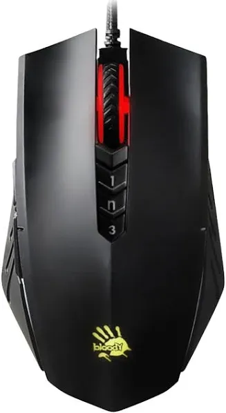 Bloody A70x Optical Gaming Mouse with Light Strike (LK) - Matte Black