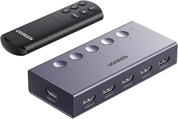 UGREEN HDMI Switch 5 in 1 Out 4K@60Hz