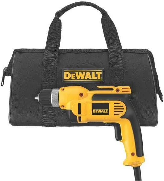 DeWALT 3/8&#034; Keyless Chuck Corded Drill Kit DWD110K (E10031513)