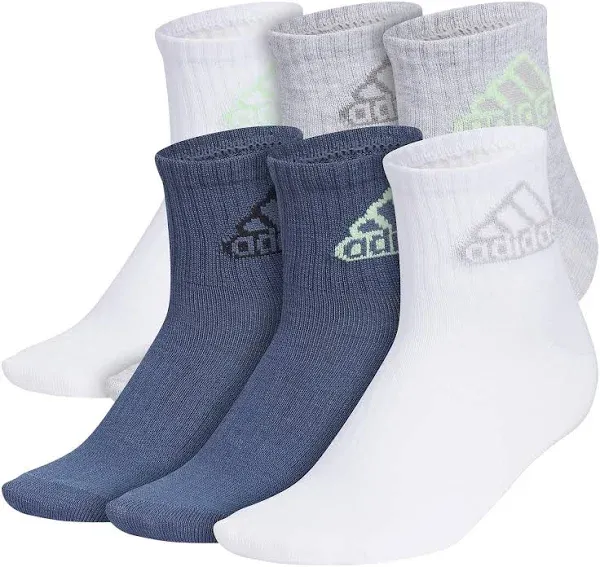 adidas Superlite Classic 6-Pack Breathable Quarter Socks