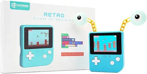 Elecfreaks Retro Coding Arcade For Microsoft Makecode Diy Programmable Handheld Game Console Suitable For Stem Education