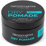 TRENDSTARTER - Dry Pomade 4oz - Strong Hold - Low Shine - Water-Based Gel Type Pomade - All-Day Hold Premium Hair Styling Products