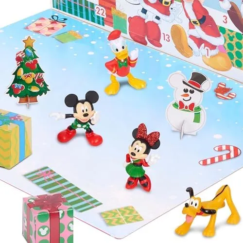 Disney 2023 Advent Calendar 32 Piece Set with 11 Figures Christmas Countdown New