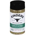 Kinder's Garlic & Herb with Sea Salt & Lemon Seasoning - 5.5 oz