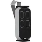 Universal Garage Door Remote with Clip Universal Garage Door Opener Remote Universal Gate Remote Control Homelink Remote with Clip (Black with Grey)