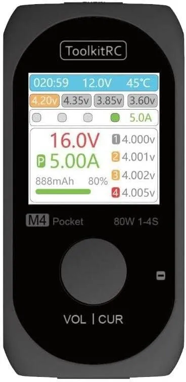 ToolkitRC M4 Pocket 80W Compact Charger