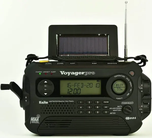 Kaito KA600L 5-Way Powered Emergency Weather Alert Radio