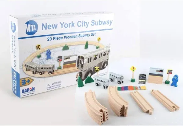 Daron MTA Wooden Train Set