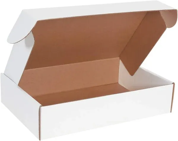 BOX USA BMFL18124 White Pack of 25