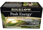 Bigelow Peak Energy Black Tea Plus Extra L-Theanine & Caffeine