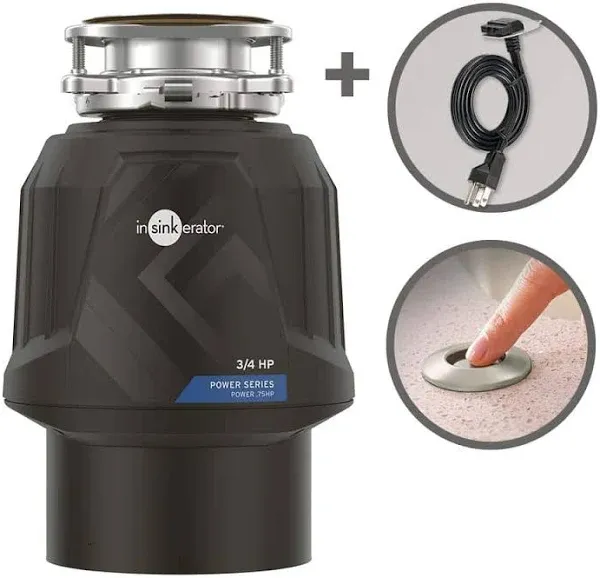 InSinkErator Garbage Disposal Power Series 3/4 HP Continuous Feed 80019-ISE