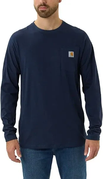 Carhartt Men's Force Relaxed Fit Midweight Long-Sleeve Pocket T-Shirt