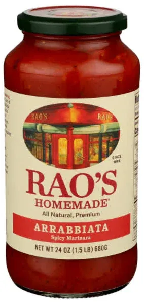 Rao&#039;S Homemade Arrabbiata Sauce, 32 Oz, Tomato Sauce, All Purpose, Keto Friendly