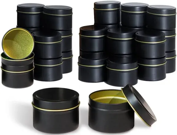 aroparc 24 Piece 8oz Bulk Candle Tins