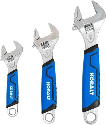 Kobalt 3-Piece Adjustable Wrench Set 55747