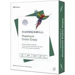 Hammermill Premium Color Copy Print Paper, 100 Bright, 32lb, 8.5 x 11, Photo White, 500/Ream