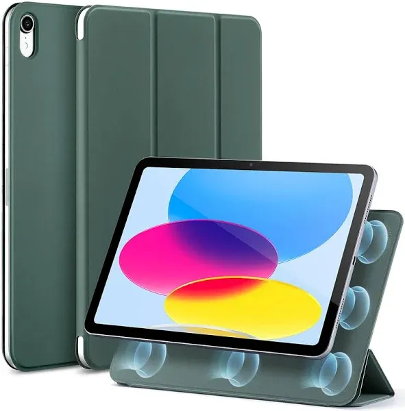 For iPad 10th Gen Case Magnetic, Trifold Stand, Lightweight, Auto Sleep/Wake