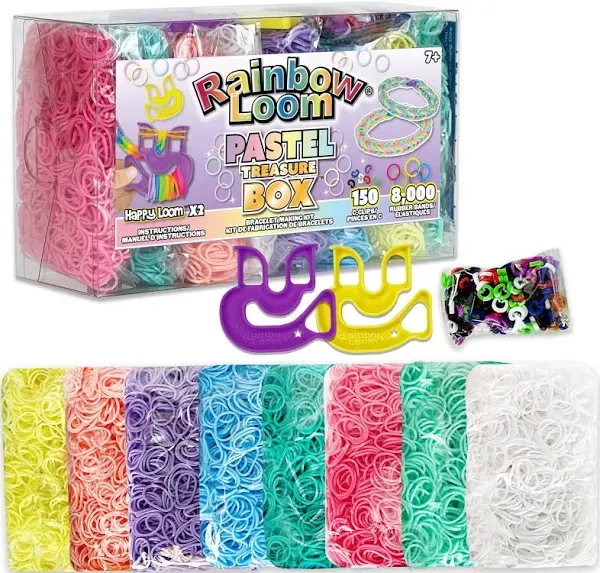 Rainbow Loom® Pastel Treasure Box™ Bracelet Making Kit