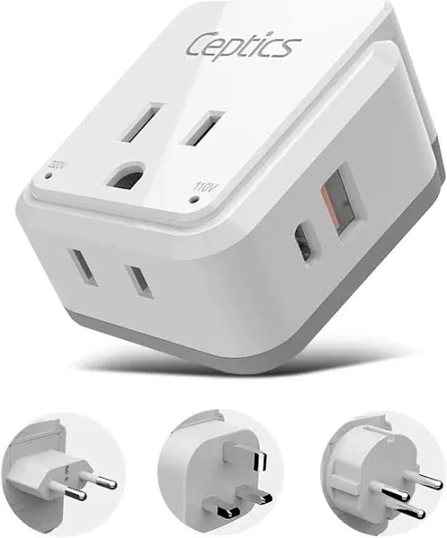 PAK-ME Travel Adapter Set