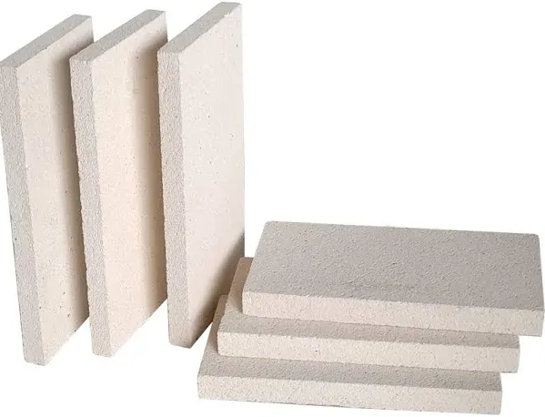 Simond Store Insulating Fire Brick 2500F 0.75inch x 4.5inch x 9inch IFB Box of 12 Fire Bricks for Fireplaces, Pizza Ovens, Kilns, Forges, White