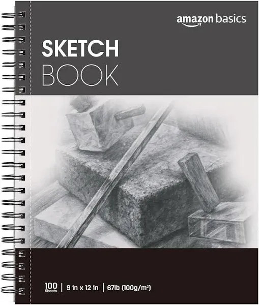 Amazon Basics Sketch Pad 5.5"x8.5" 67 lb. / 100 gsm