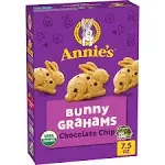 Annie's Homegrown, Chocolate Chip Bunny Grahams, 7.5 oz