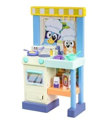 Bluey Cook with Chef Kitchen Playset