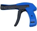 Kable Kontrol Zip Tie Tool Tension Gun and Cutter - for Nylon Zip Ties - Metal Body - Blue