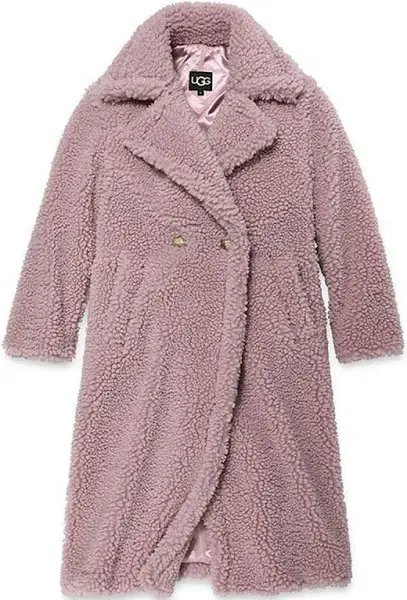 Ugg Gertrude Long Teddy Sherpa Coat