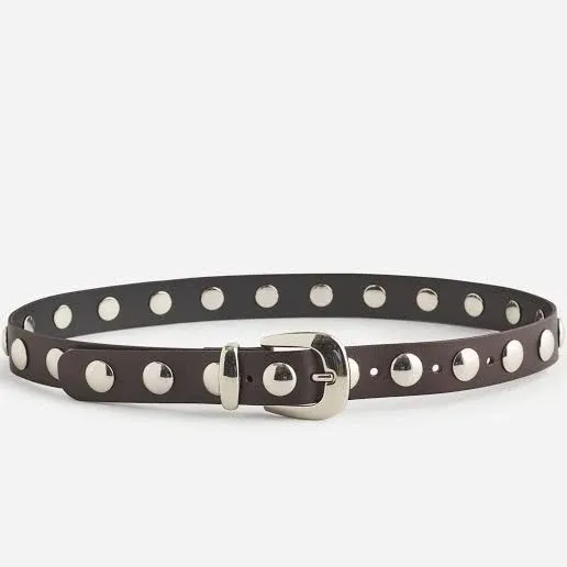 NWT Madewell Skinny Studded Western Belt Sz Large