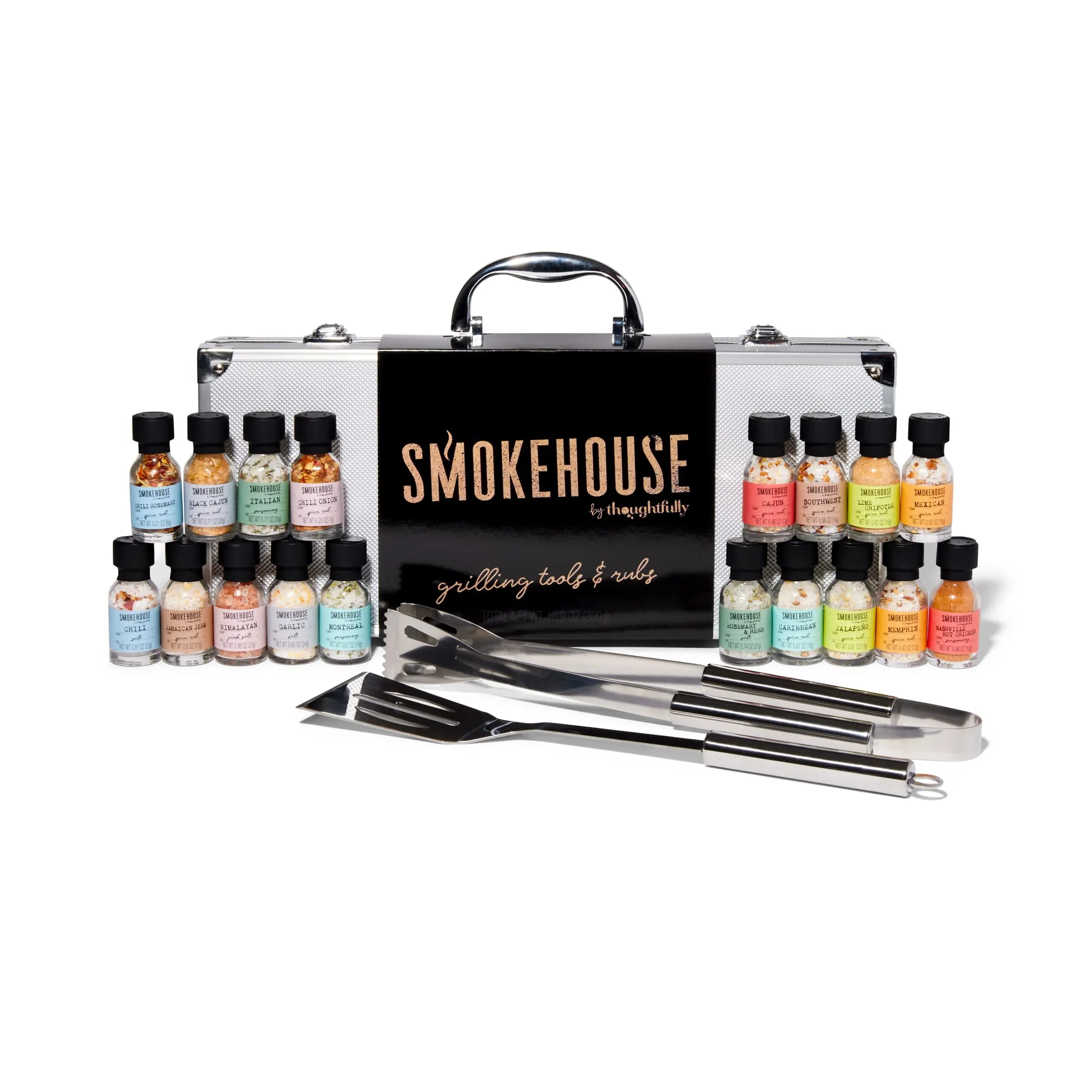 Smokehouse BBQ Grilling Case and rubs Gift Set