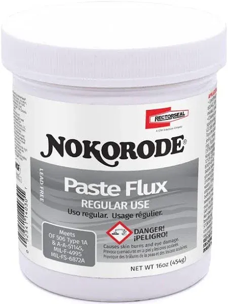 Rectorseal 14030 1 Lb. Nokorode Regular Paste Flux