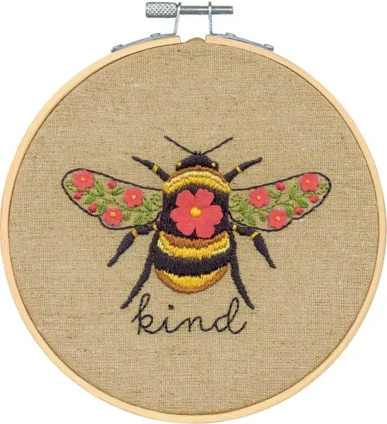 Dimensions Bee Kind Embroidery Kit